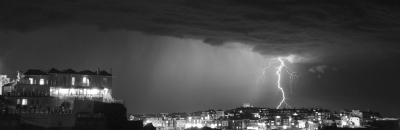Lightning Strike Over St Ives